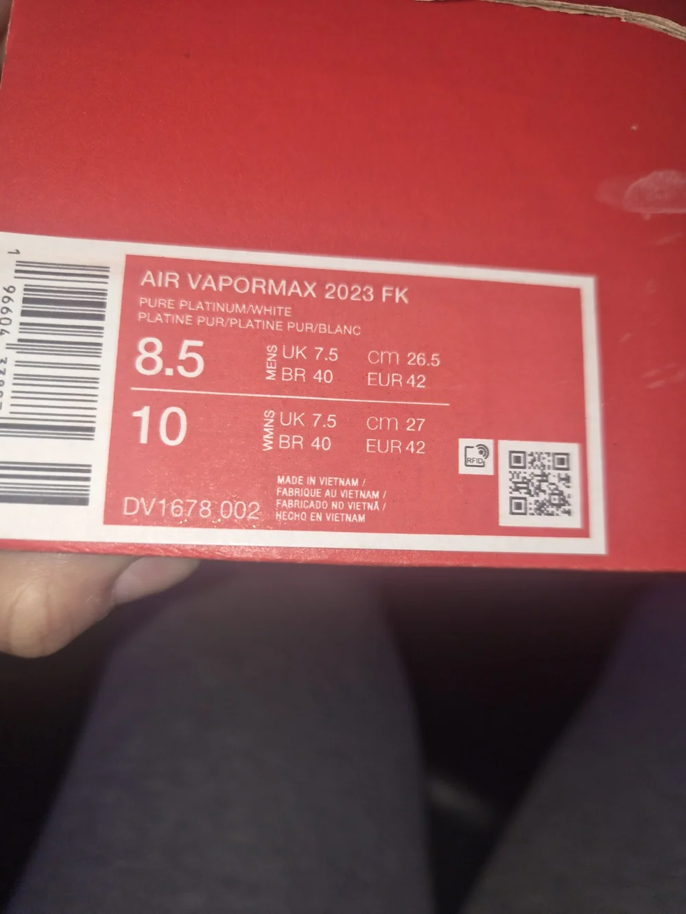 Mens Nike Vapor Max Fk
